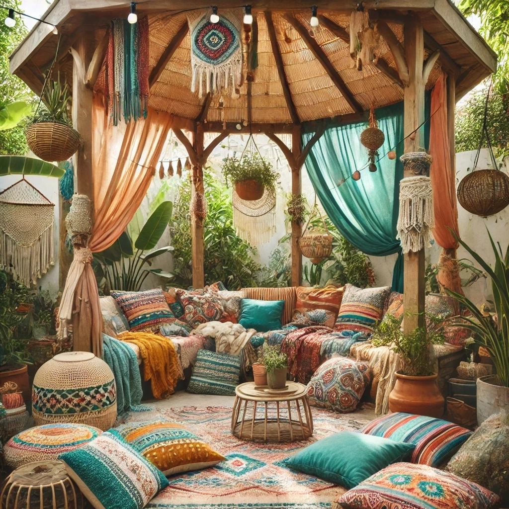 Bohemian Vibes Style Gazebo