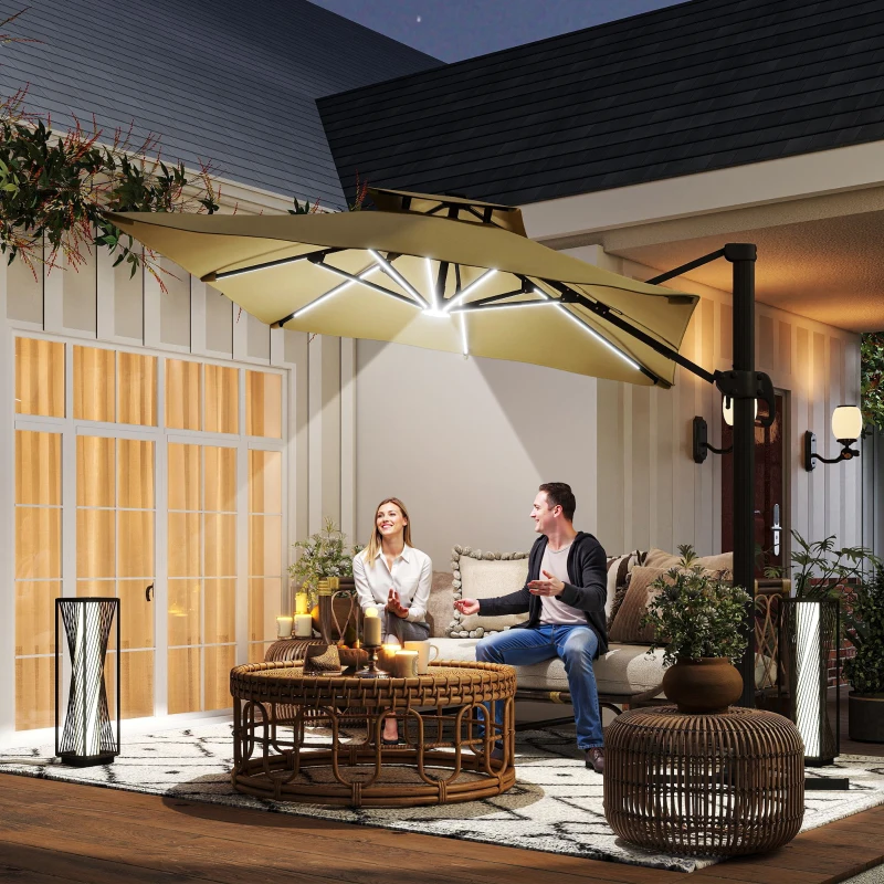 What Are the Different Types of Patio Umbrellas and their Features - Aosom