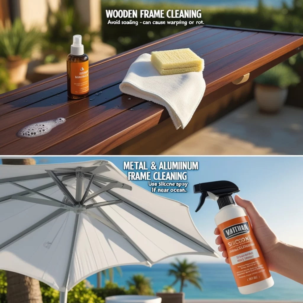 Cleaning the Frame: Wood, Metal, and Aluminum