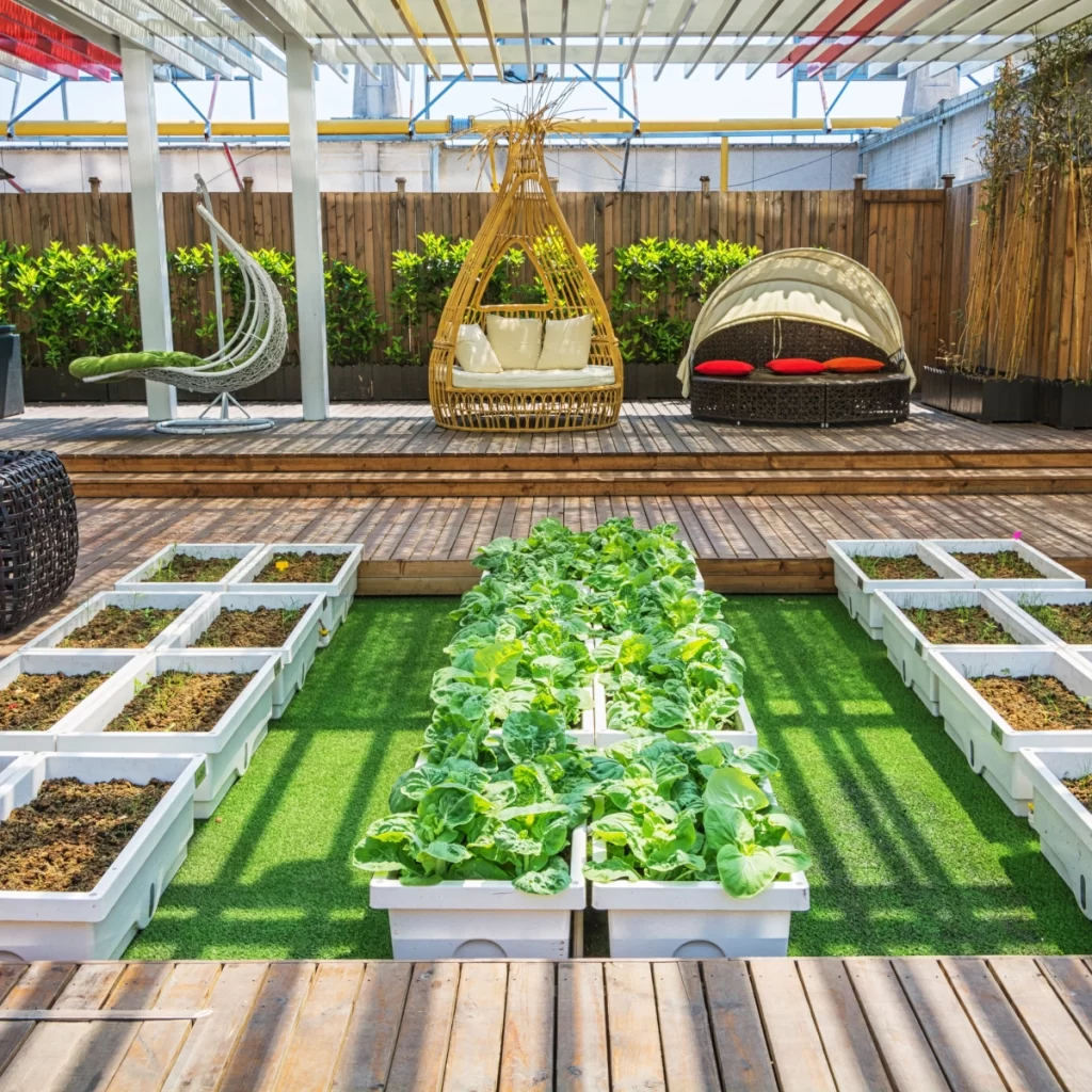 Filling the Bed with Soil