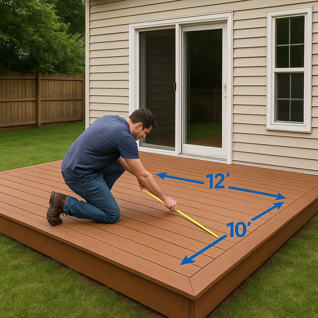 Measuring Your Deck Area