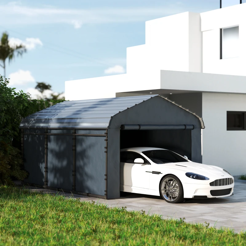 Outsunny 10' x 15' Metal Carport