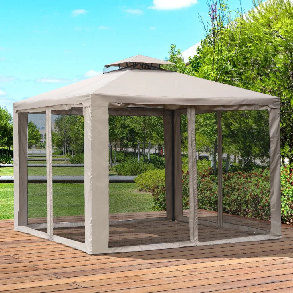 Outsunny 10' x 10' Gazebo Tent