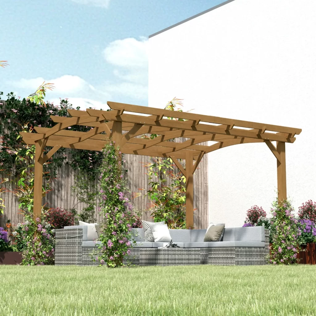 Outsunny 10' x 12' Wood Pergola