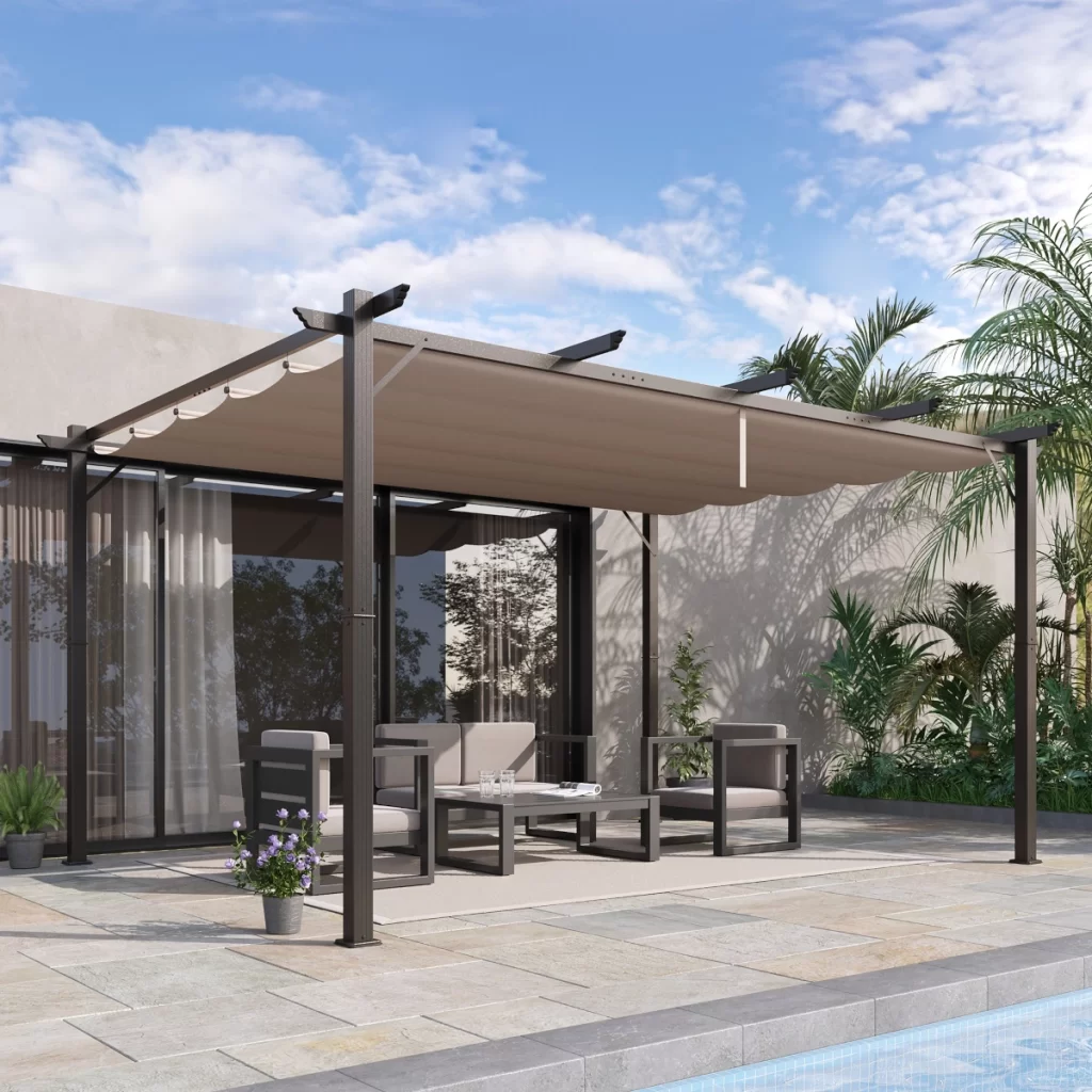 Outsunny 10' x 13' Aluminum Patio Pergola