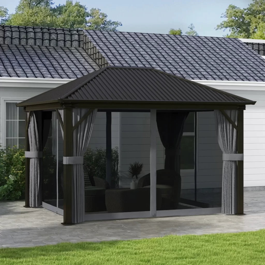 Outsunny 10' x 13' Hardtop Gazebo
