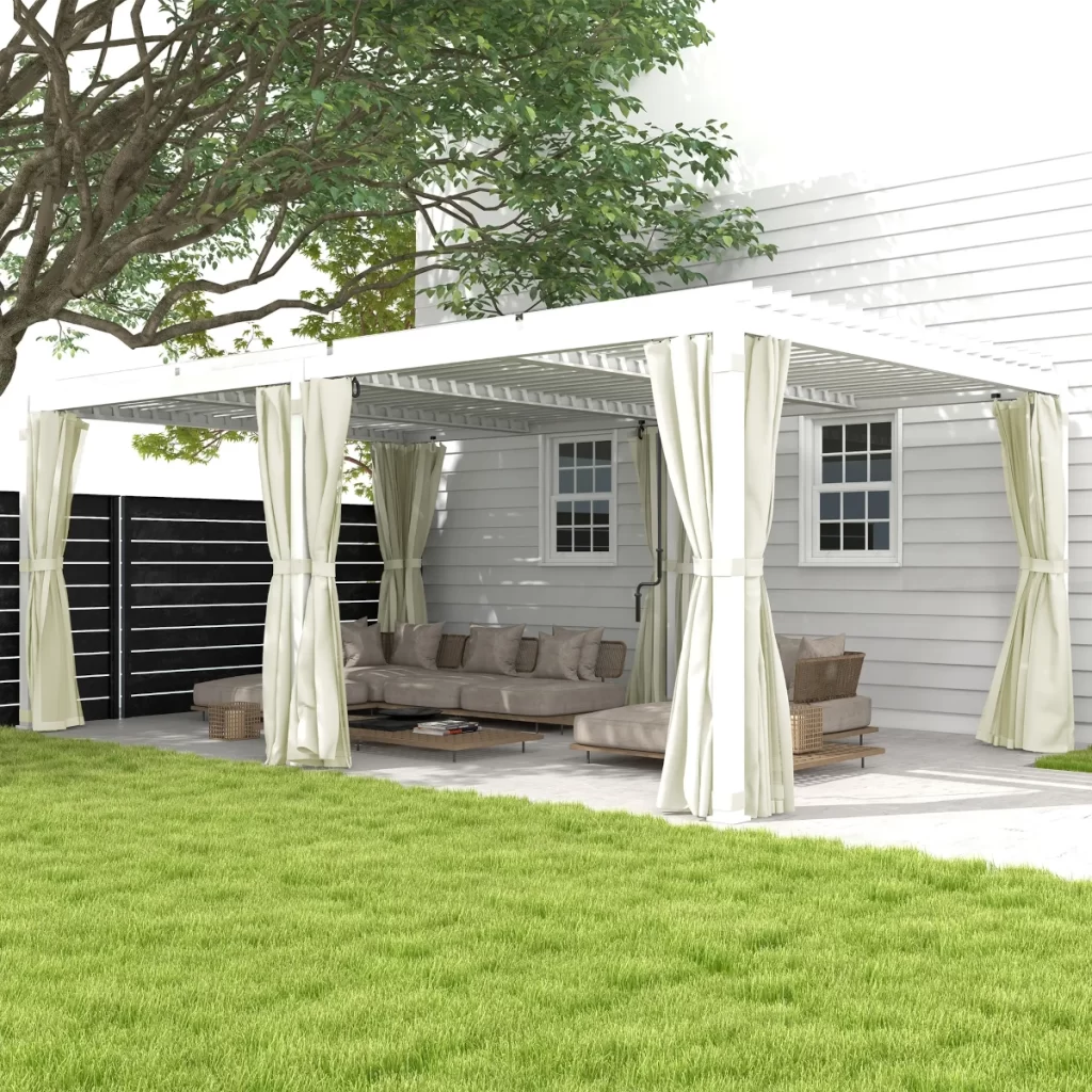 Outsunny 12' x 19' Aluminum Pergola