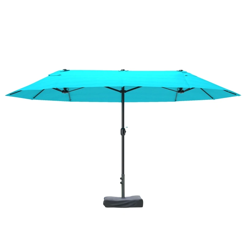 Outsunny 15' Double-Sided Market Umbrella 