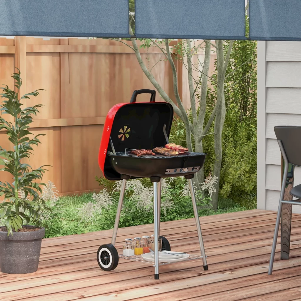  Outsunny 18" Portable BBQ Grill