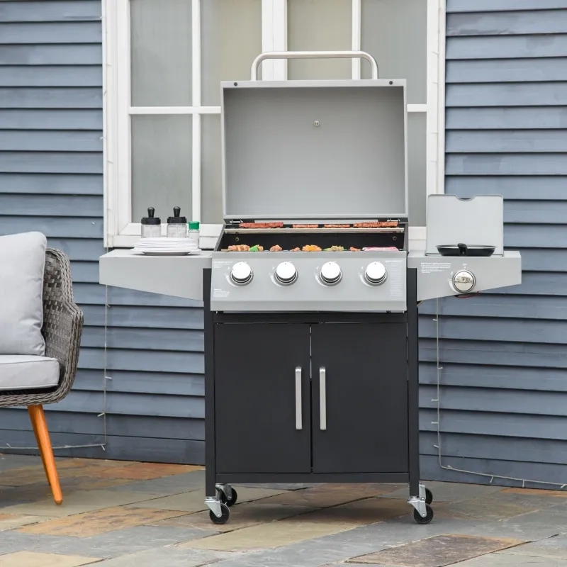 Outsunny 52" 4+1 Burner Gas Grill