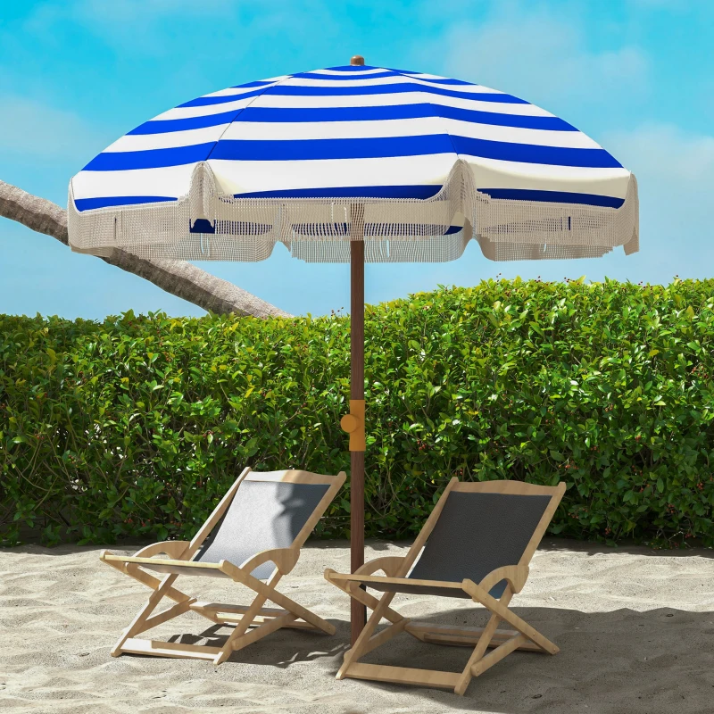 Outsunny 6.2' Beach Umbrella for Travel