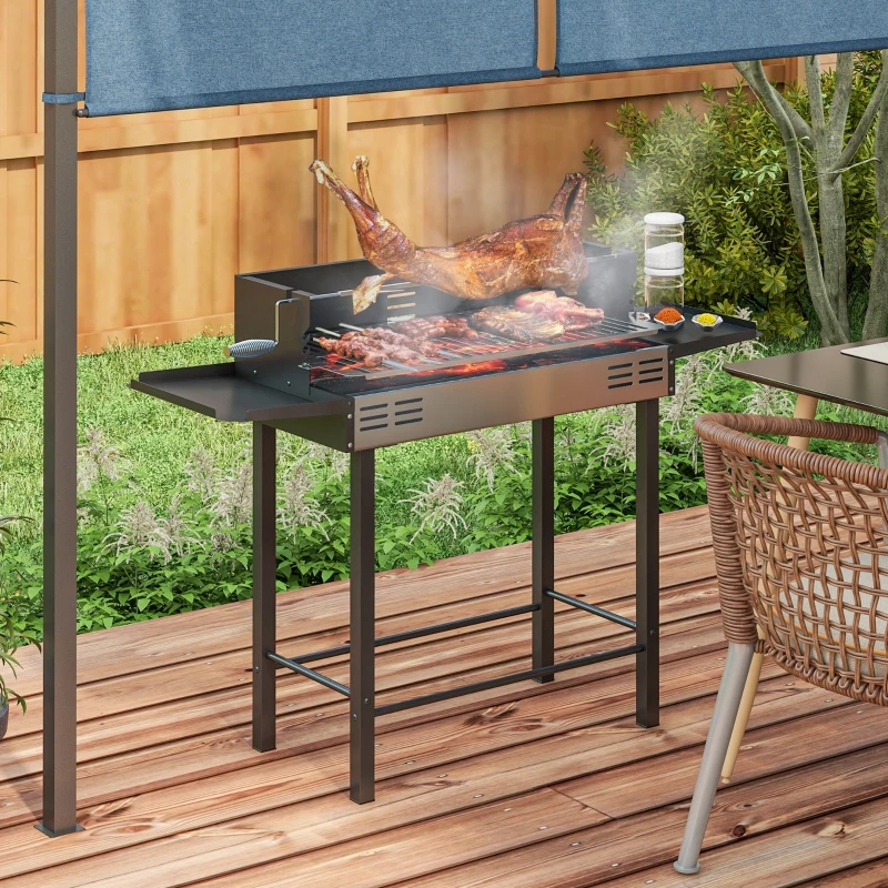 Outsunny BBQ Rotisserie Grill