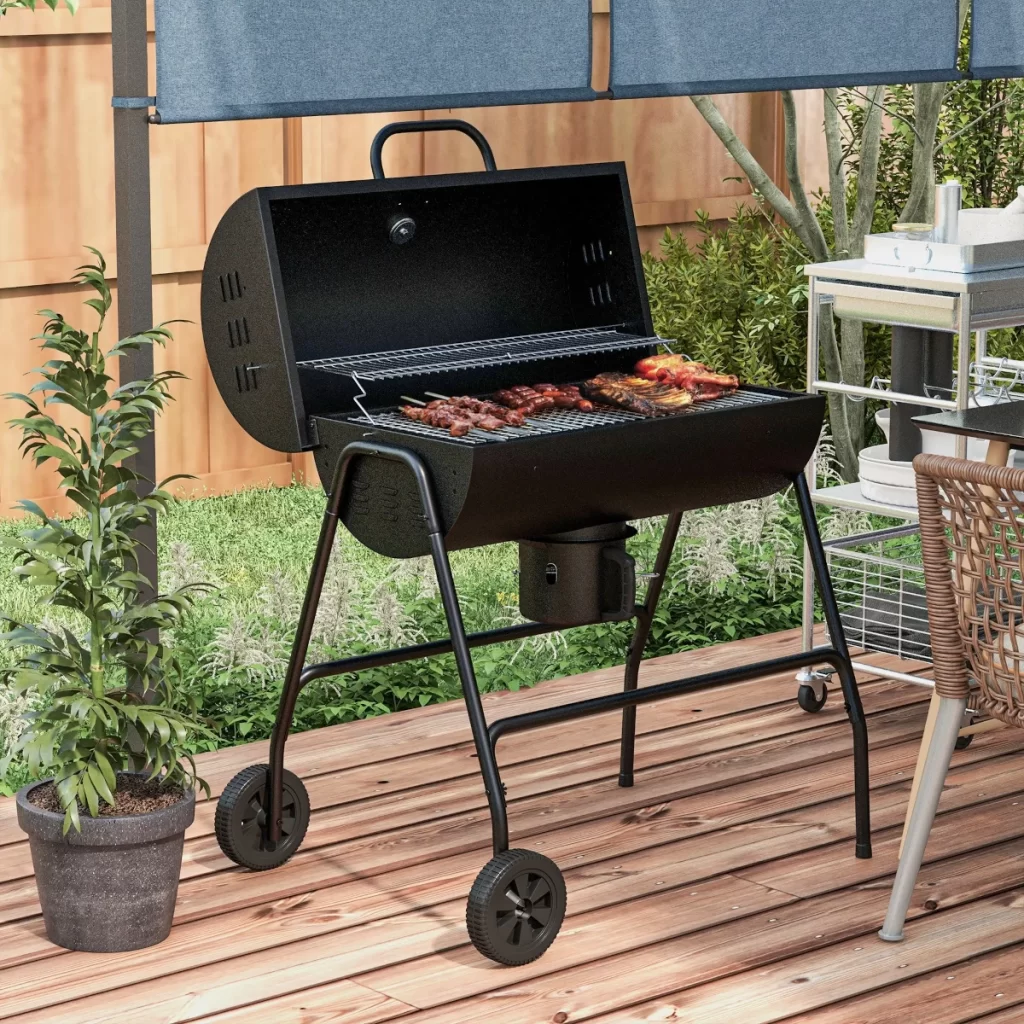  Outsunny Charcoal BBQ Grill 