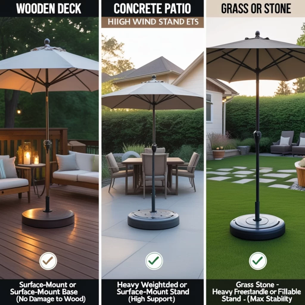 Choosing the Perfect Stand for Your Patio Type