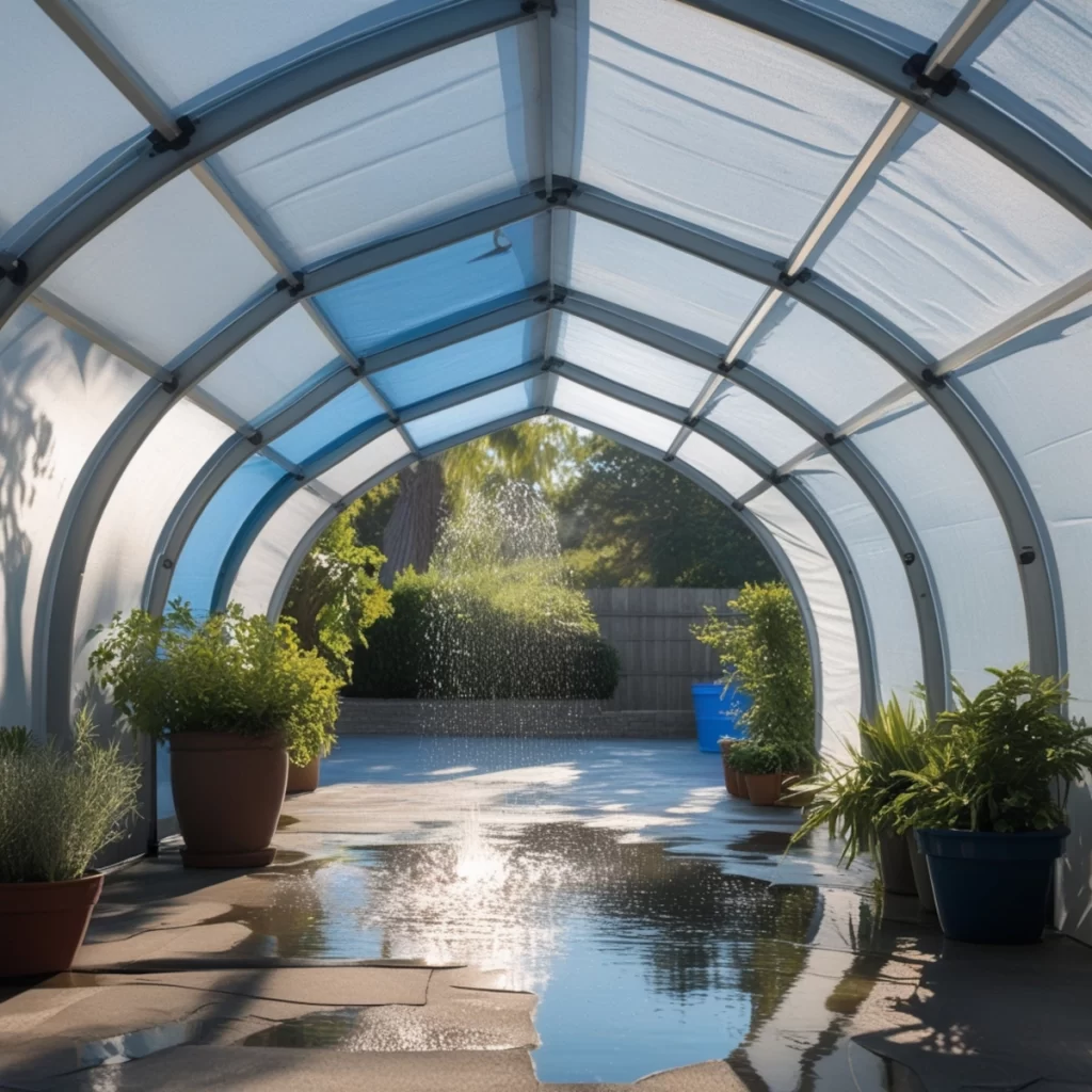 Polyethylene Canopy Maintenance