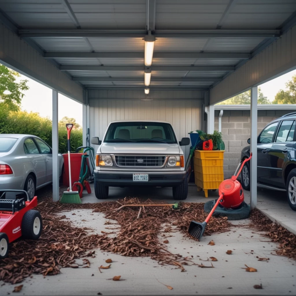 Preparing Your Carport for Cleaning