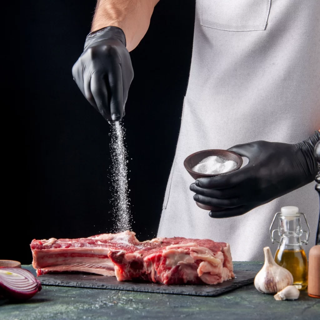Preparing the Steak