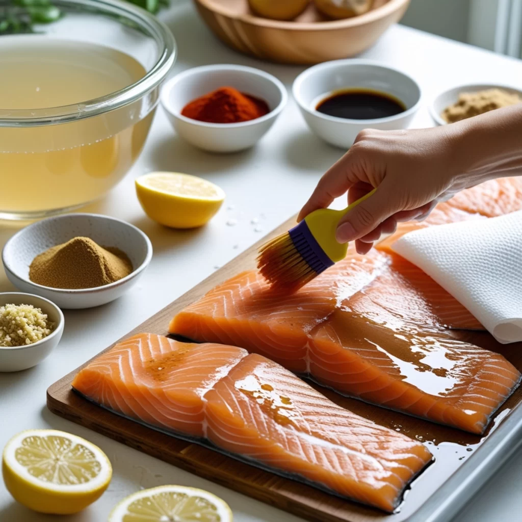 Prepping Salmon for the Grill