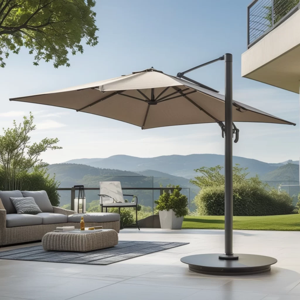 Stability and Durability of Cantilever Umbrellas