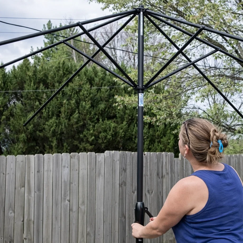 bent patio umbrella strut How to Fix a Patio Umbrella: Ultimate DIY Guide
