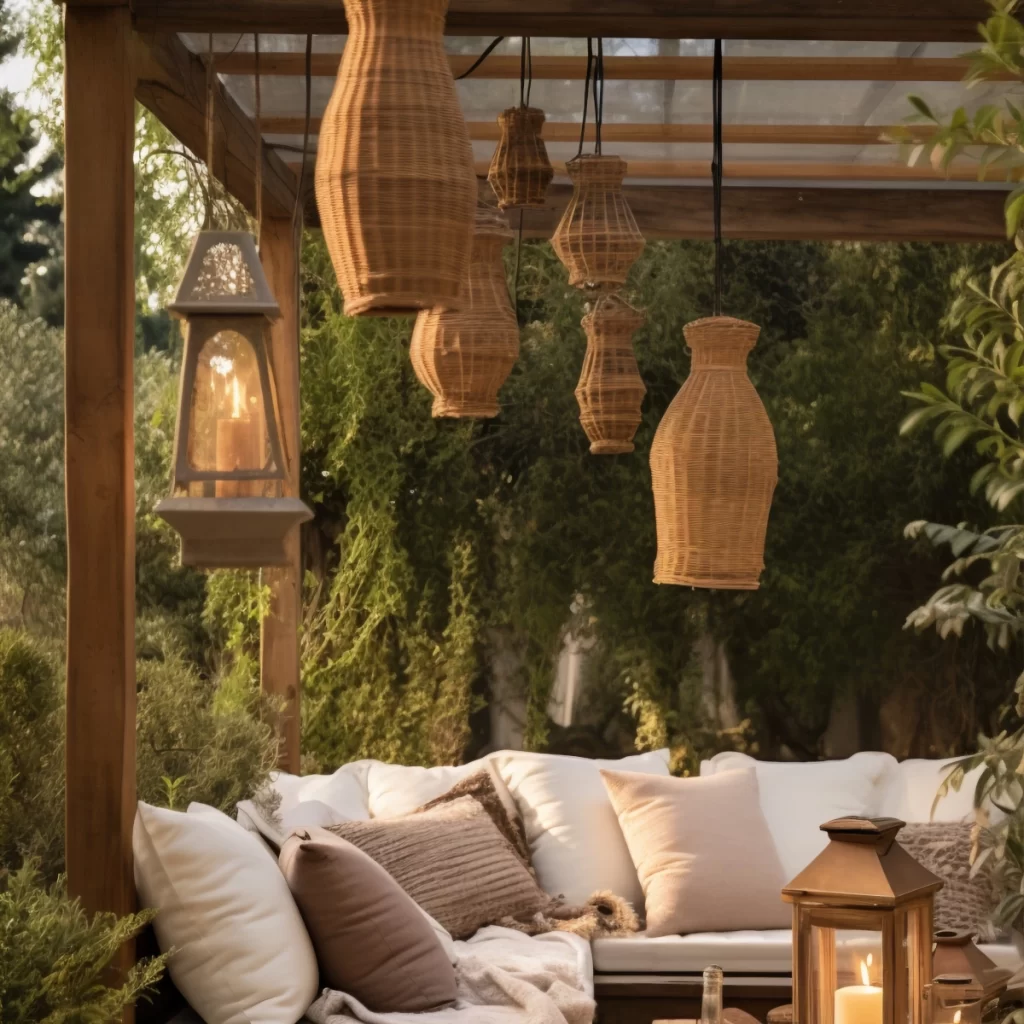 wooden pergola