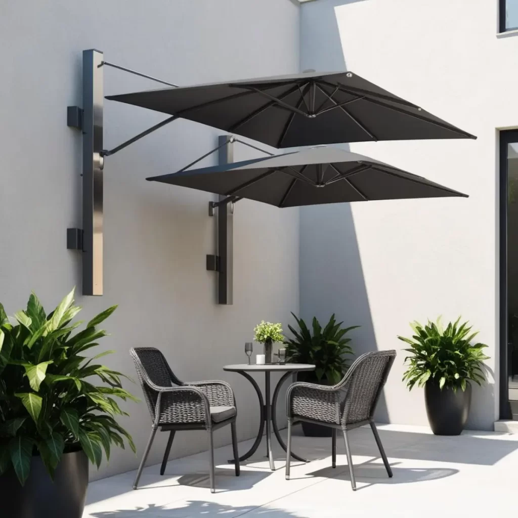 Wall-Mounted Umbrellas