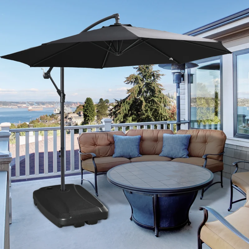  portable square cantilever umbrella base