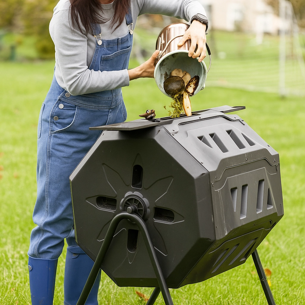 Adding organic materials regularly helps maintain compost health and speed up decomposition.