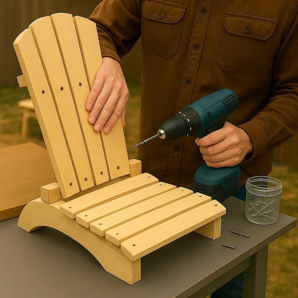 Attaching the Back Slats