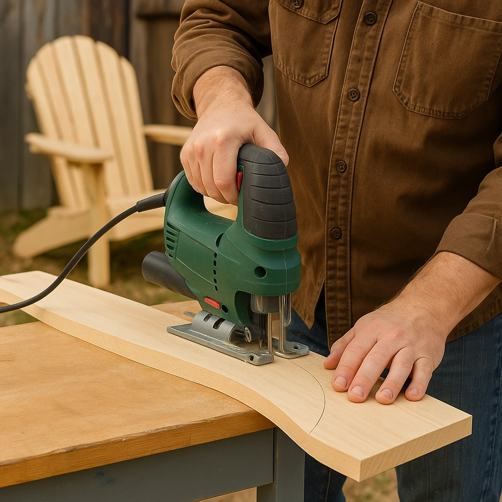 Cutting the Curved Pieces