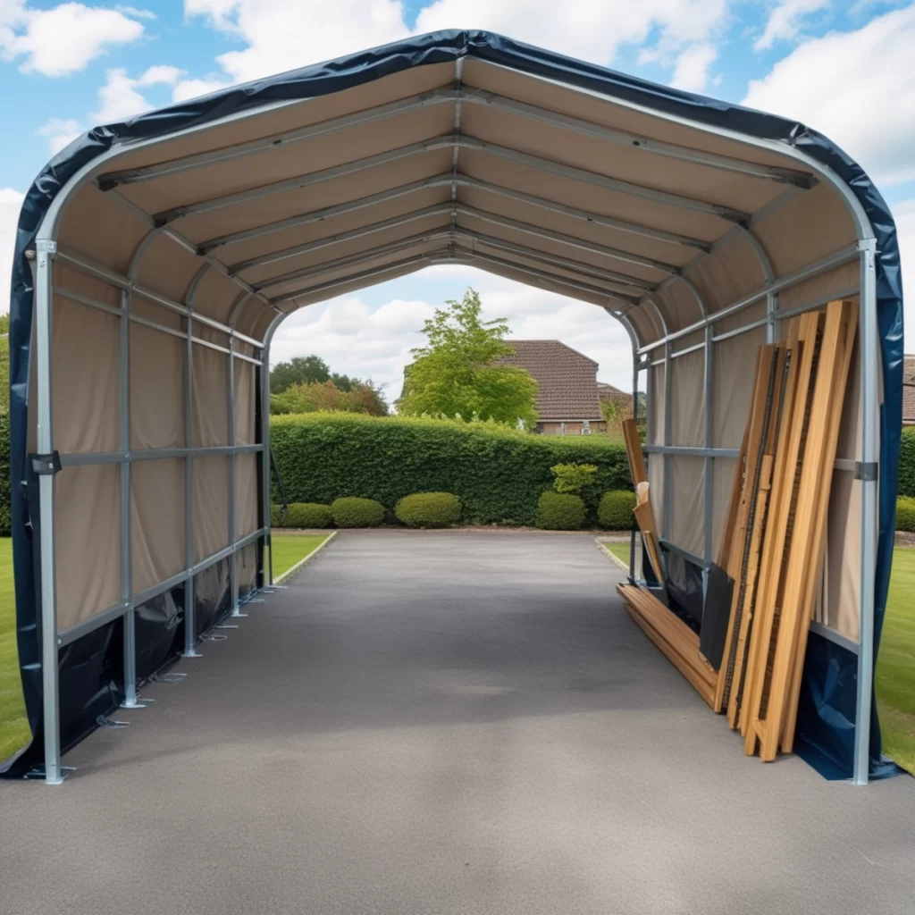 Disassembling the Carport
