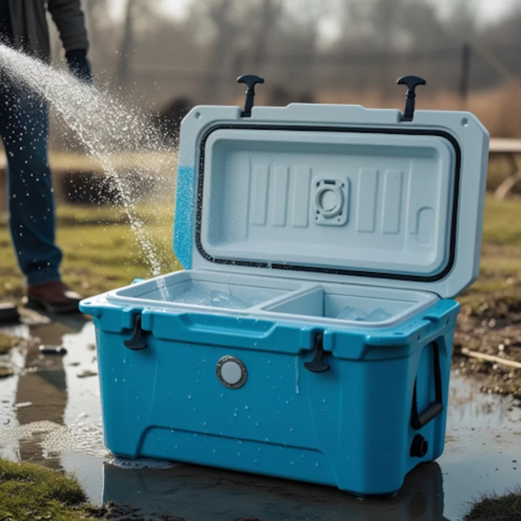 Empty and Rinse Your Cooler