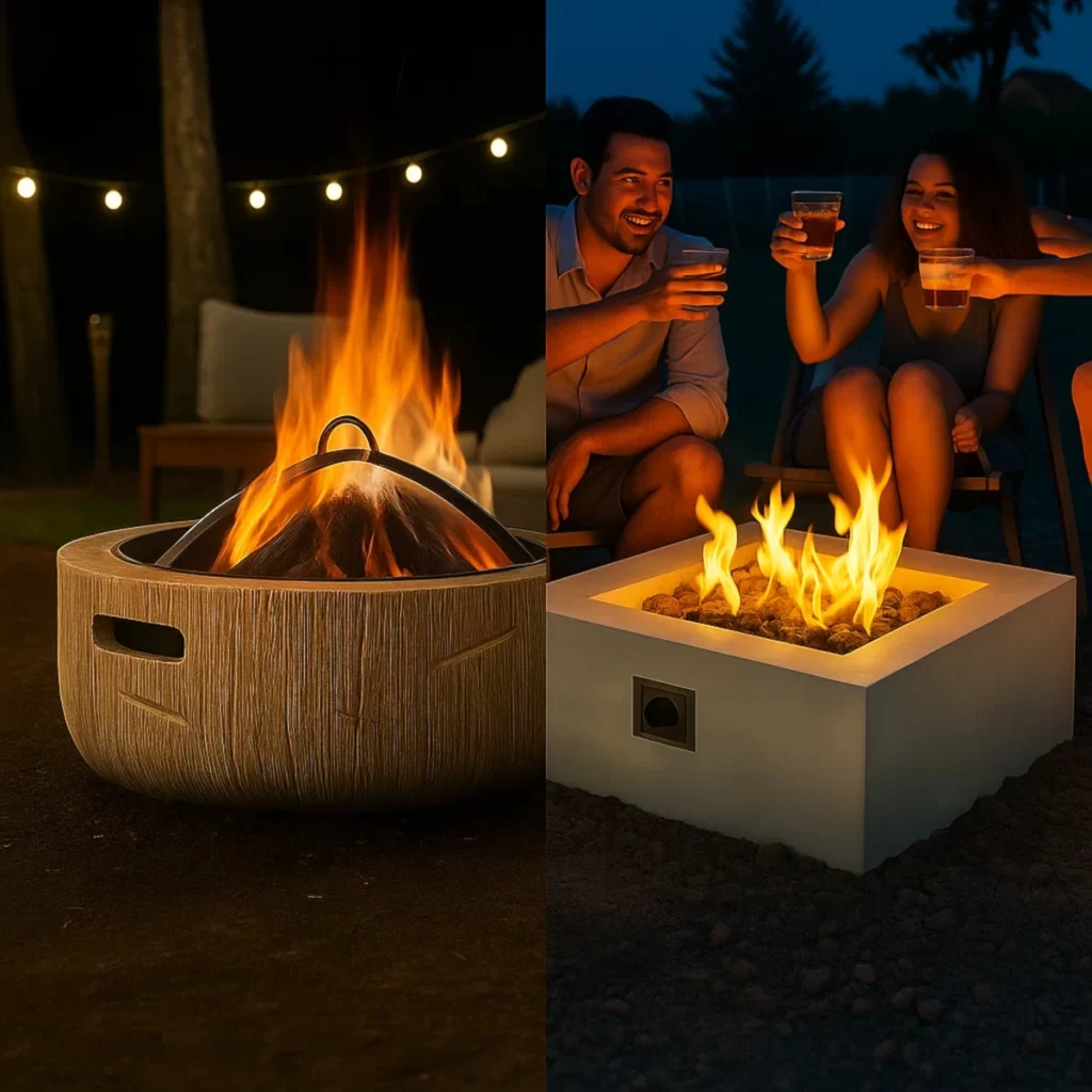 Gas vs. Wood Fire Pit: Which is the Right Choice