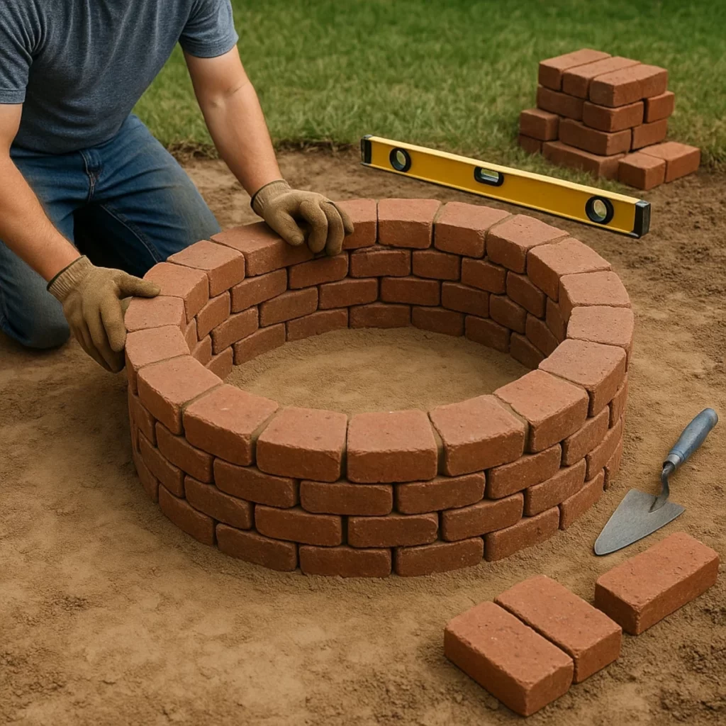 How to Build a Fire Pit with Bricks