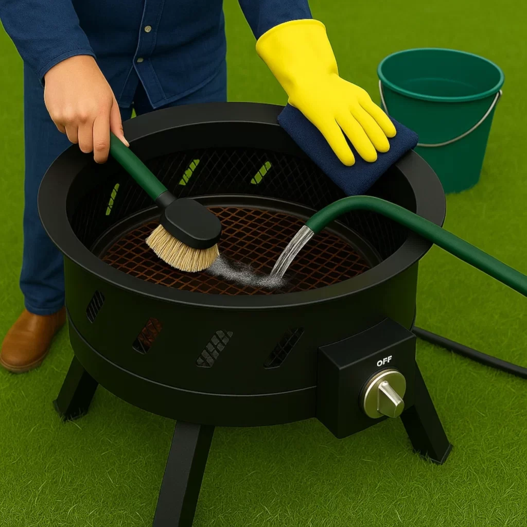 How to Clean a Gas Fire Pit