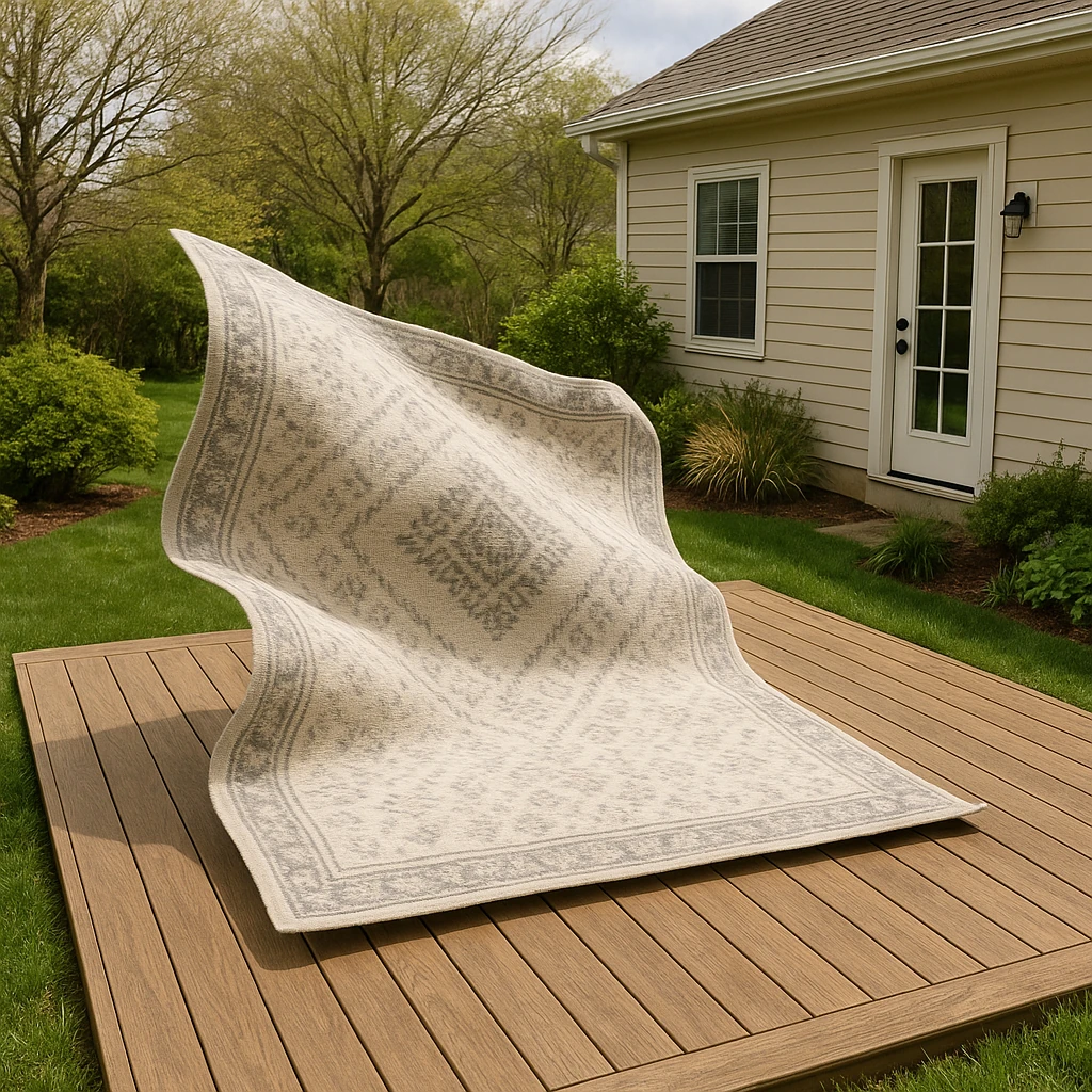 How to Keep Outdoor Rugs from Blowing Away