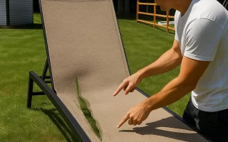 Replace Fabric on Outdoor Lounge Chairs