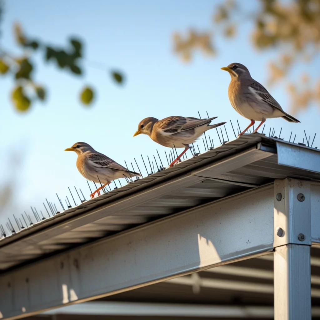 Install Bird Spikes
