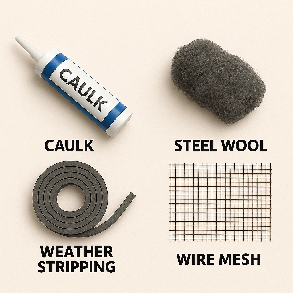 Materials to use for Seal Gaps and Cracks