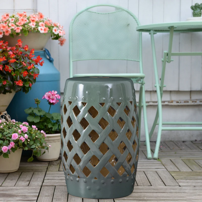 Outsunny Ceramic Garden Stool