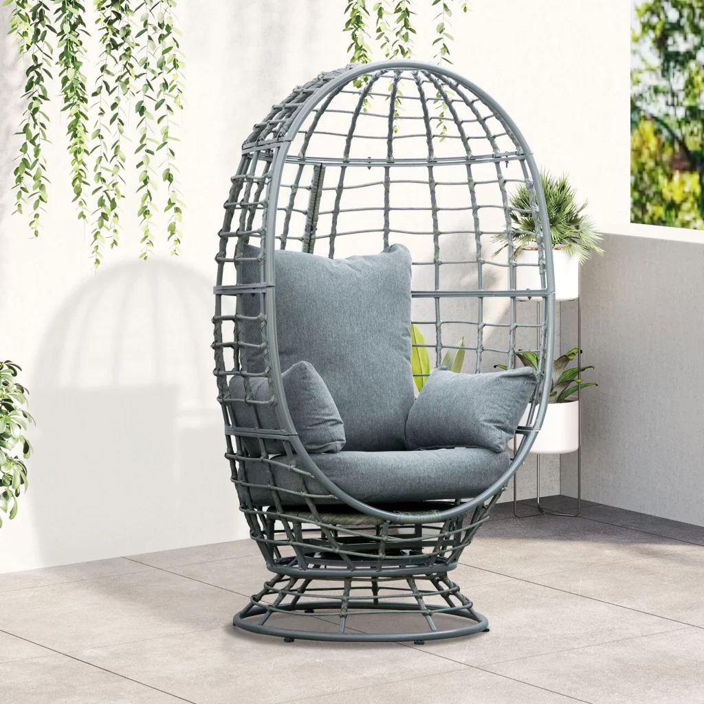 Outsunny Wicker Egg Chair