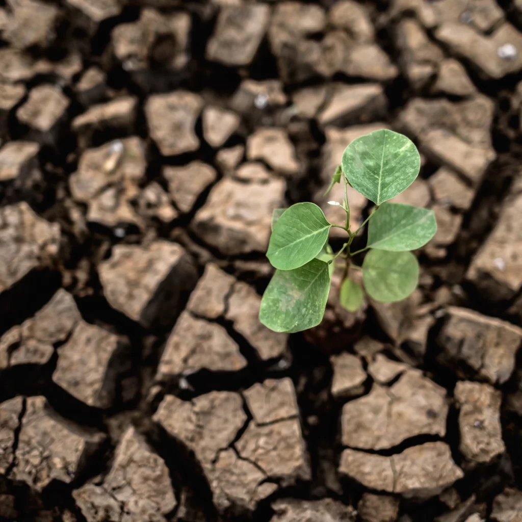 Proper soil management is key to healthy plant growth in greenhouse. 