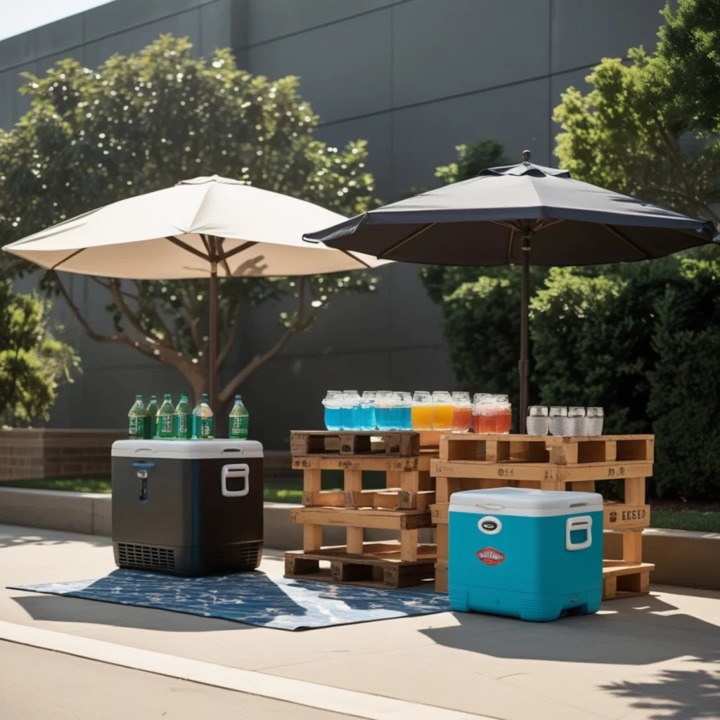 Position Your Drink Station Wisely