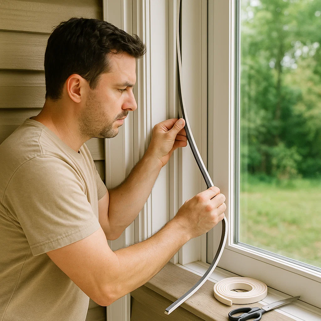 Sealing Gaps Around Doors and Windows