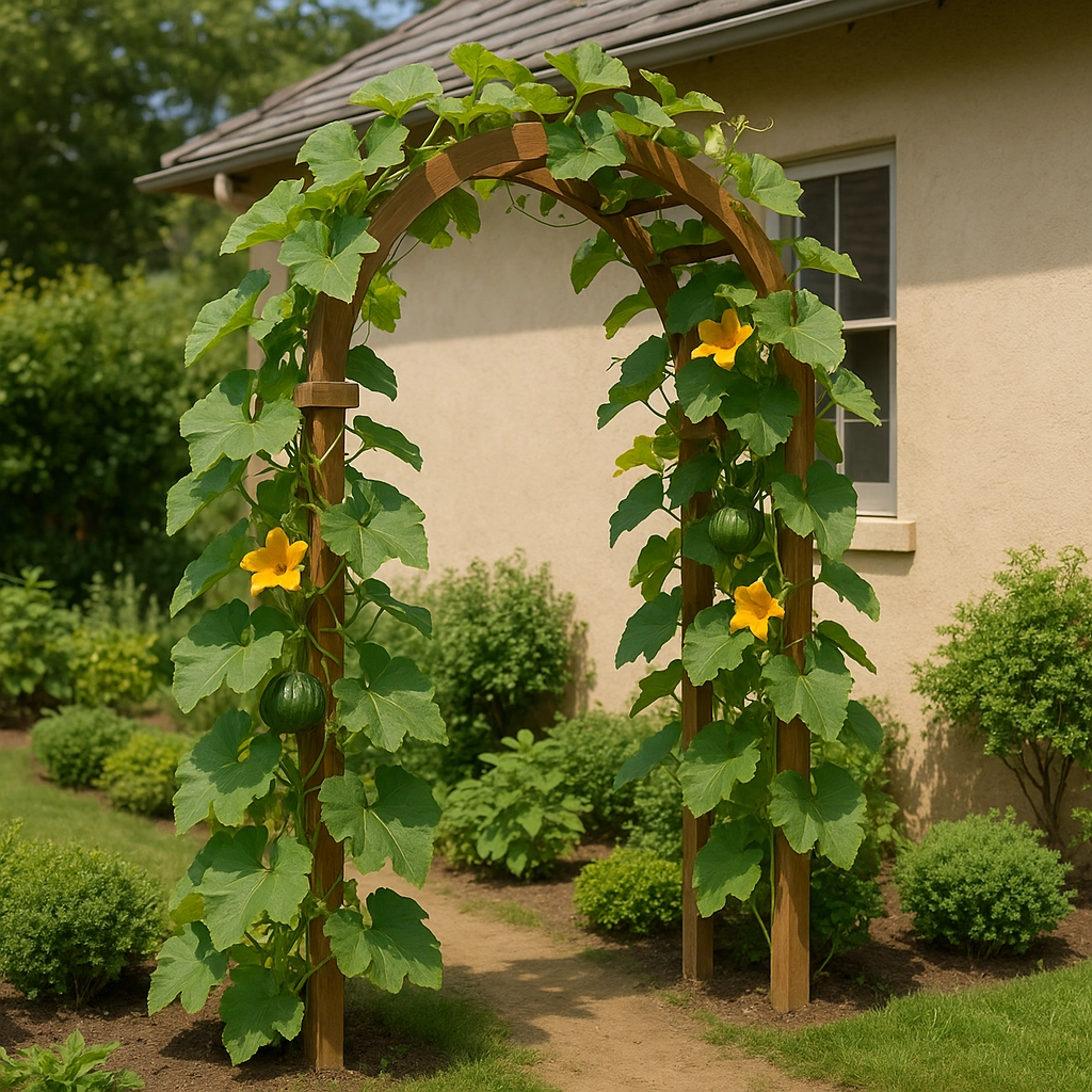 Squash garden arch