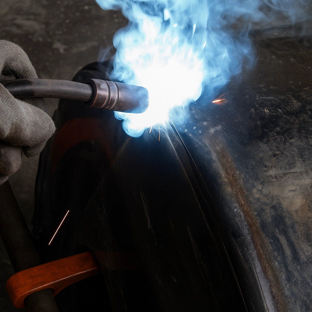 Using proper welding techniques to ensure a strong, lasting weld.