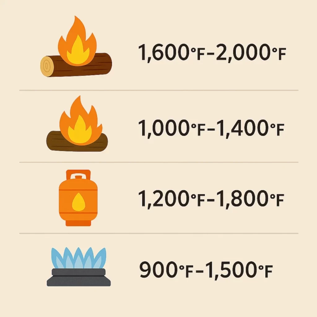 Temperature Differences by Fuel Type