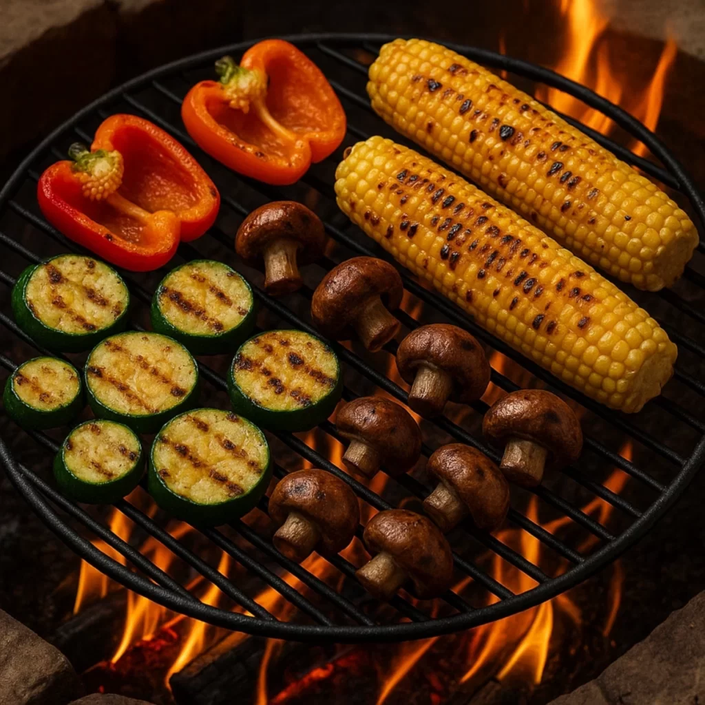 Vegetables that Shine on a Fire Pit