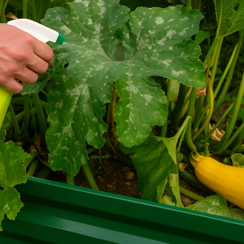 White vinegar spray bottle used as a natural solution for repelling ants in gardens.