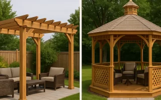 Pergola vs Gazebo